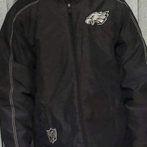 NFL EAGLES ONFIELD REEBOK STADIUM JACKET SMALL